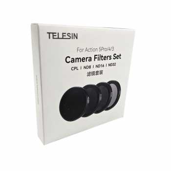 Gambar produk TELESIN CPL ND Camera Lens Filter Kit for DJI Osmo Action 3/4/5 Pro - S5-FLT-06-TDJ