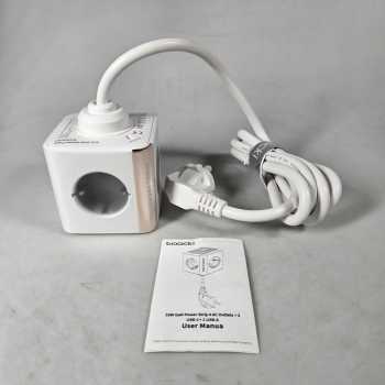 Gambar produk Toocki Stop Kontak 7in1 Power Strip USB Type C EU Plug GaN 33W 4000W - JZ02