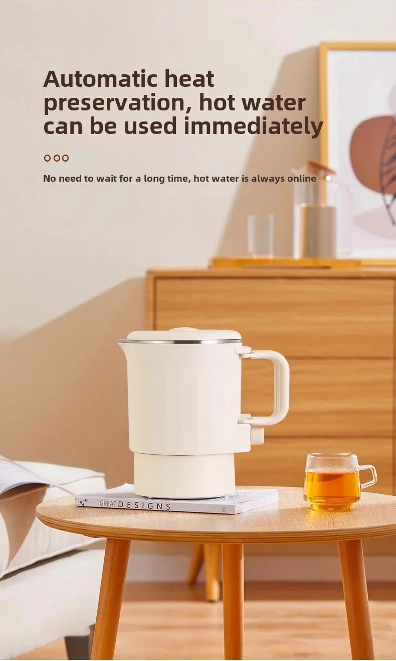 Gambar produk FMA Mini Portable Stainless Steel Folding Travel Kettle 800ml - CQ-7