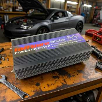 Taffware Power Inverter Mobil Pure Sine Wave DC 60V to AC 220V 4000W - NBQ4000W