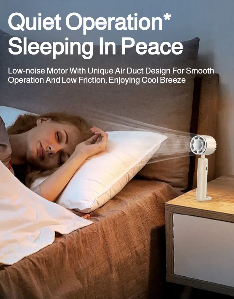 Gambar produk COOLIT Kipas Mini Portable Handheld Fan Cold Compress 3 Speed 2000mAh - P-106