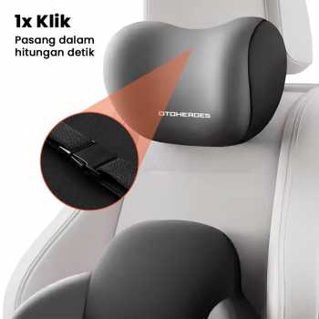 Gambar produk OTOHEROES Bantal Leher Mobil Ergonomis Memory Foam Car Headrest Pillow - DK-12