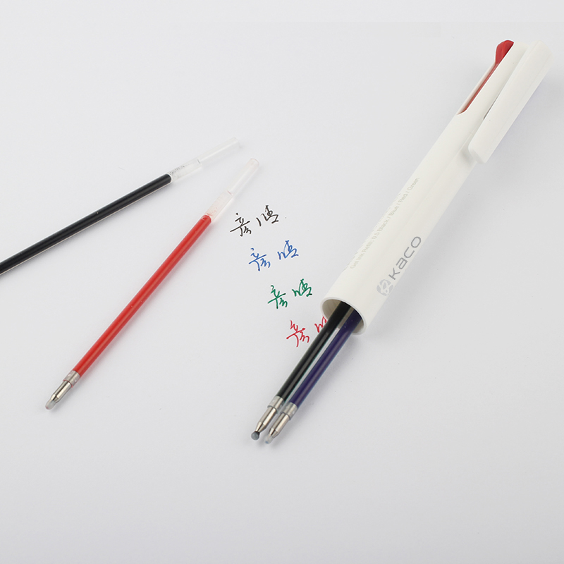 Gambar produk Kaco EASY 4 in 1 Multifunction Gel Pen Pena Pulpen Bolpoin 0.5mm 1 PCS - K1041 (Black Blue Red Green Ink)