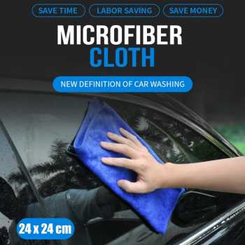 EACHGO Handuk Microfiber Lap Pengering Mobil 24x24cm - WJ201