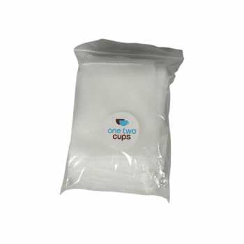 Gambar produk One Two Cups Kantong Filter Saringan Teh Nilon Tea Disposable 50 PCS 7x9cm - M100
