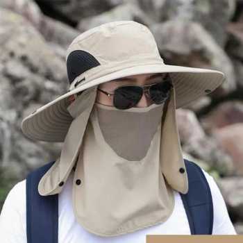 Gambar produk Rhodey Topi Rimba Outdoor Anti UV Waterproof Boonie Hat Polyester - JN335