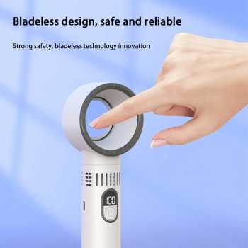 Gambar produk FENG Kipas Mini Portable Handheld Bladeless Fan 100 Speed Rechargeable - XG-360
