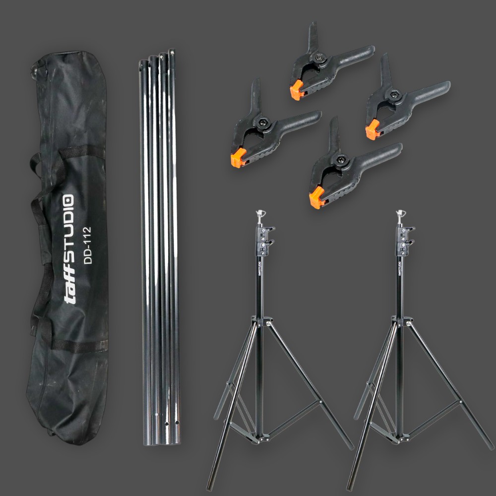 Gambar produk TaffSTUDIO Tripod T-Shaped Bracket Backdrop Studio 300x280cm - DD-112