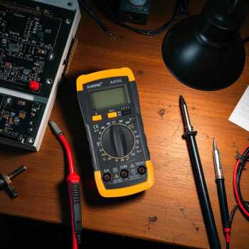 Gambar produk ANENG Digital Multimeter AC DC Volt Current Tester LCD Display - A830L