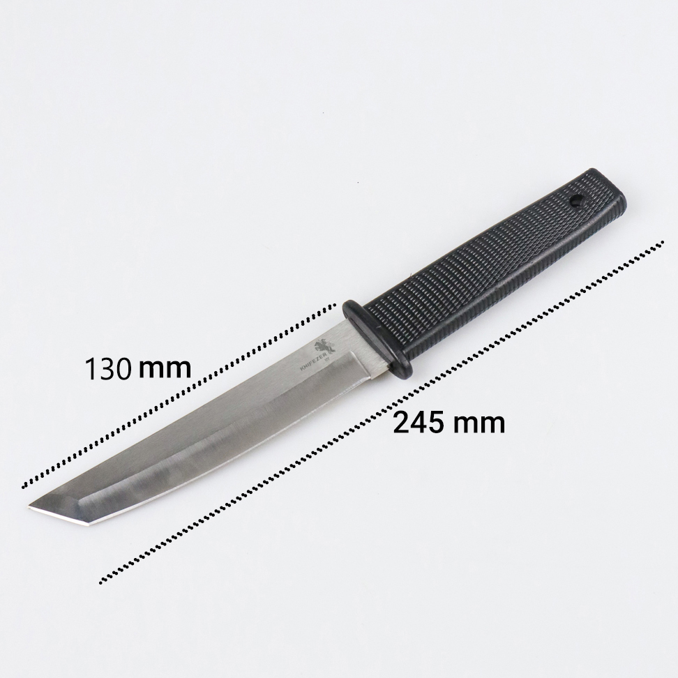 Gambar produk KNIFEZER Pisau Self Defense Knife Survival Tool ColdSteel Straight - 17T