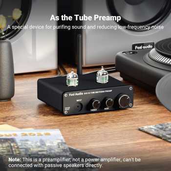 Gambar produk Fosi Audio Preamplifier Bluetooth Phonograph with Vacuum Tube - Box X3