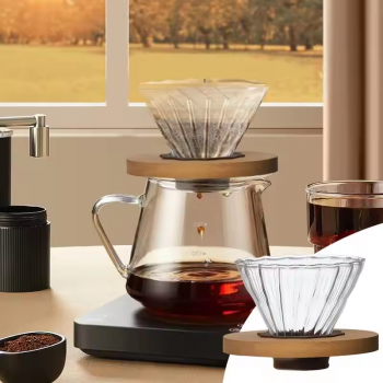 FMA Filter Penyaring Kopi V60 Coffee Filter Bamboo Bracket - FM-VWB