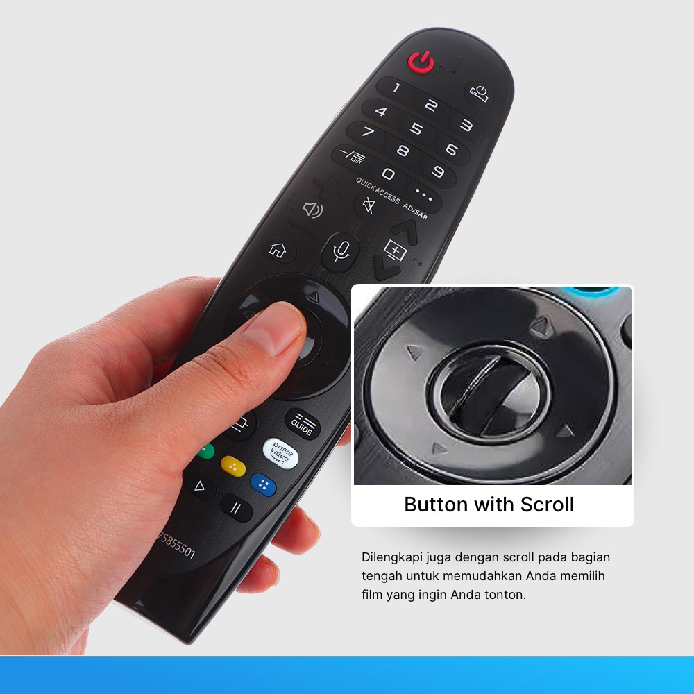 Gambar produk FreeSpace Remote TV LG Smart TV Infrared Netflix Button with Scroll - AKB75