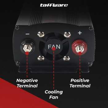 Gambar produk Taffware Power Inverter Mobil Pure Sine Wave DC 60V to AC 220V 1000W - NBQ1000W