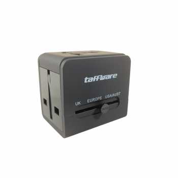 Gambar produk Taffware Travel Adaptor Universal Plug EU UK US/AUST 2.1A USB A Port - JY-148