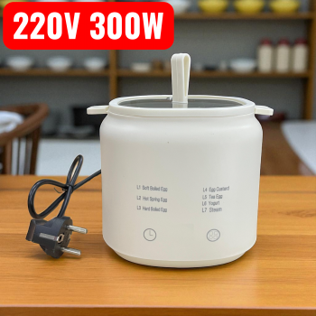 ONE MORE Alat Rebus Telur Elektrik Mini 4 Slot Egg Steamer 220V 300W - LG-803