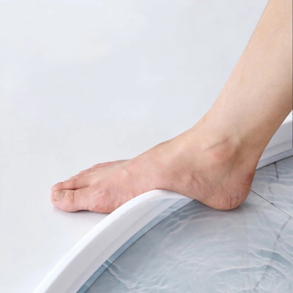 Gambar produk ALHOMEW Penahan Air Kamar Mandi WC Water Stopper Silikon Strip 2M - AHW58