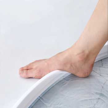 Gambar produk ALHOMEW Penahan Air Kamar Mandi WC Water Stopper Silikon Strip 2M - AHW58