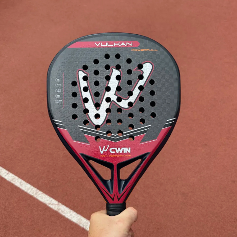 Gambar produk CAMEWIN Raket Padel Teardrop 12K Carbon Fiber 3.8cm Thickness 365g - 5025