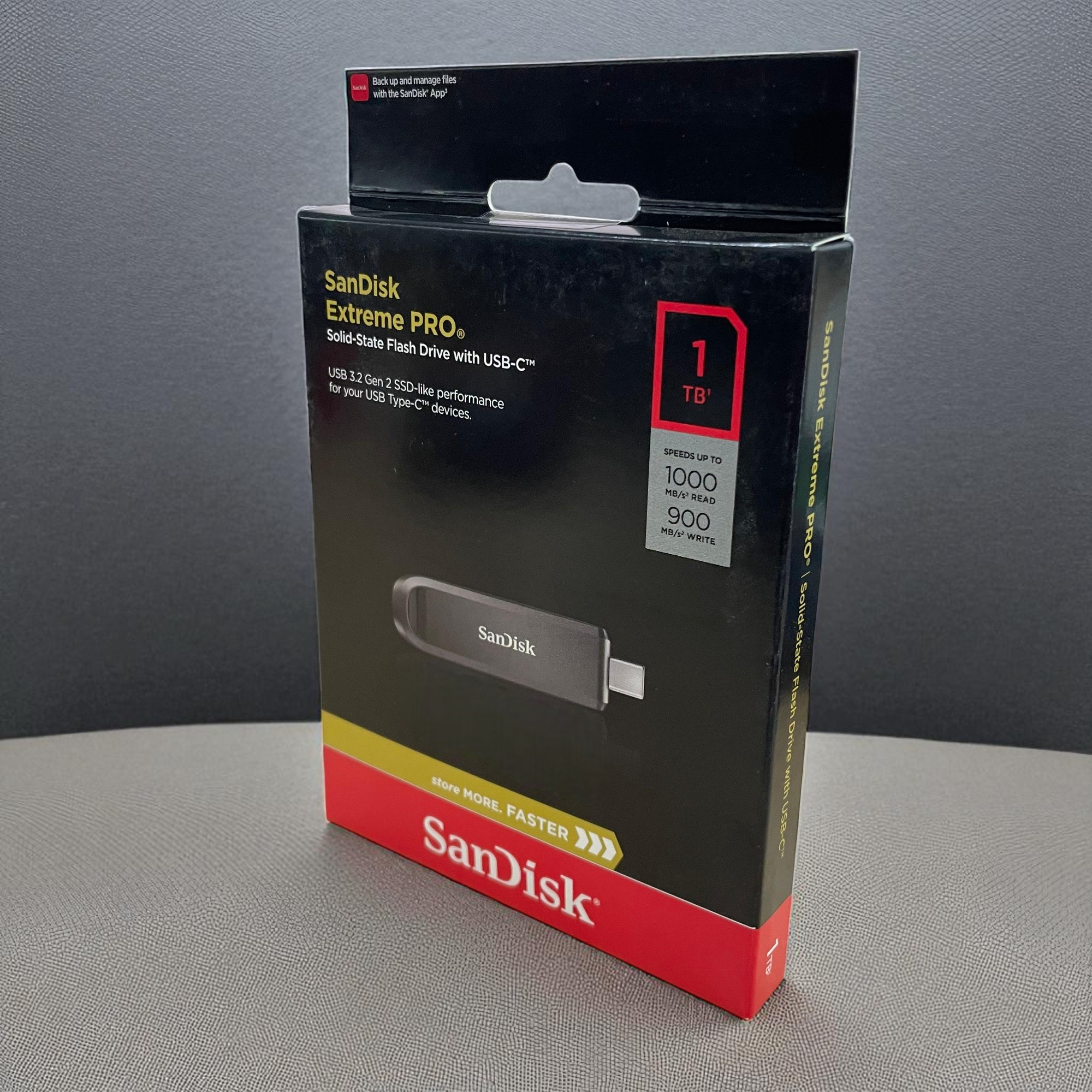 Gambar produk SanDisk Extreme PRO Flash Drive with USB Type C 1000MB/s 1TB - SDCZ890