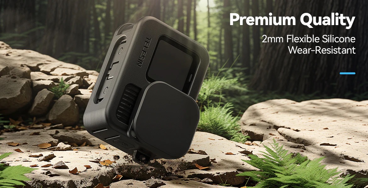 Gambar produk TELESIN Silicone Protective Case Kamera for GoPro Hero 13/12/11/10/9 - S6-PTC-010-TGP
