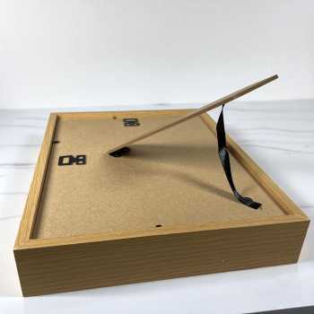Gambar produk YIXUE Bingkai Foto Ornamen Minimalist Wooden Shadow Box Stand 3D 10 Inch - YE5