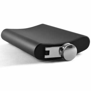 Gambar produk BENJF Botol Hip Flask Wine Whiskey Stainless Steel 304 Plastic Cap 8oz - B-86