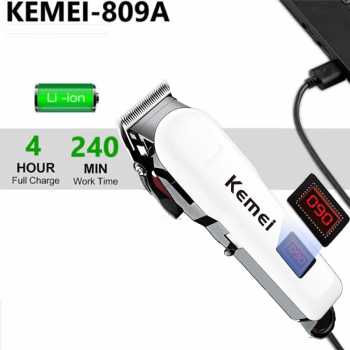 Kemei Cukur Rambut Professional Barber Hair Clipper Trimmer - KM-809A