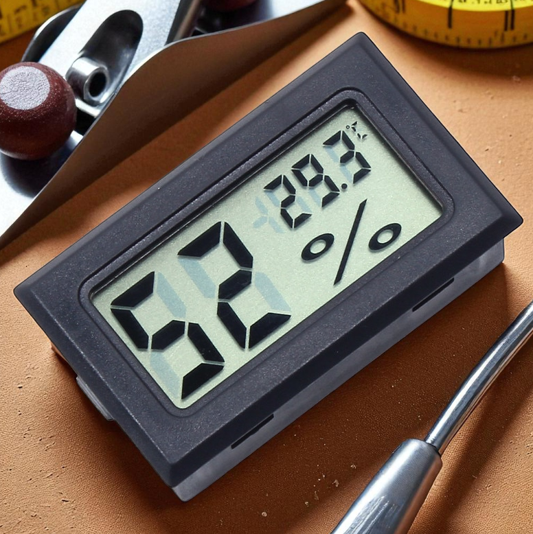 Gambar produk OOTDTY Digital Thermometer Hygrometer Humidity Built-In Probe - SD583