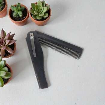 Gambar produk DK Sisir Rambut Lipat Foldable Pocket Hair Comb - HC002