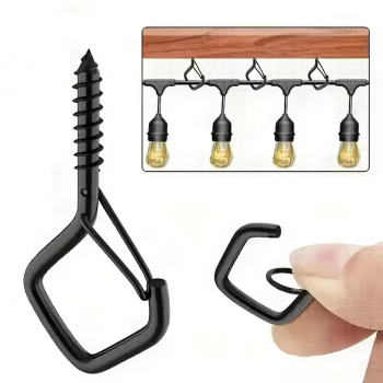 Credibby Gantungan Square Snap Safety Hook Sturdy Hang Buckle 10 PCS - C10