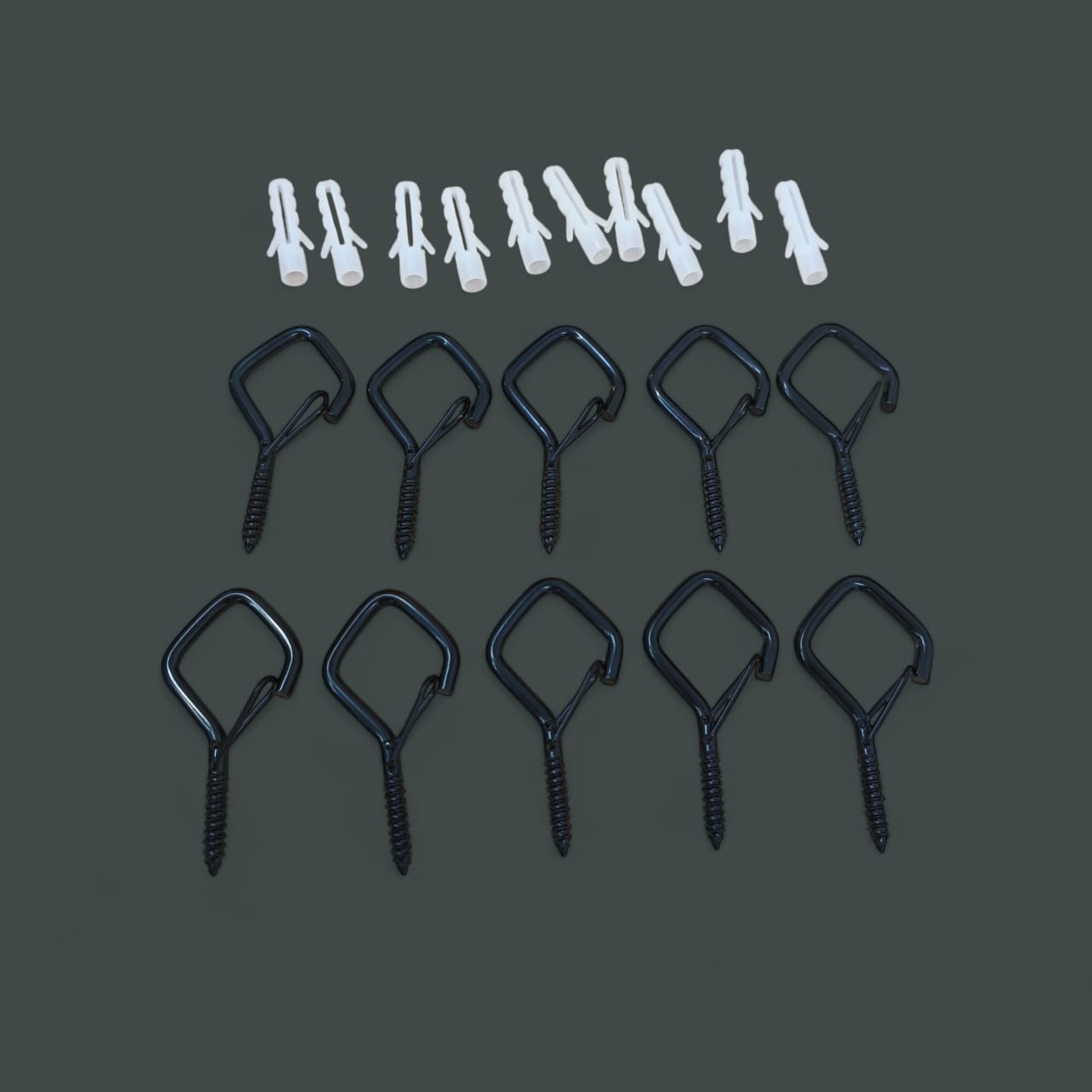 Gambar produk Credibby Gantungan Square Snap Safety Hook Sturdy Hang Buckle 10 PCS - C10