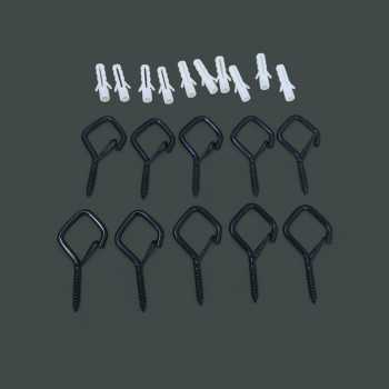 Gambar produk Credibby Gantungan Square Snap Safety Hook Sturdy Hang Buckle 10 PCS - C10