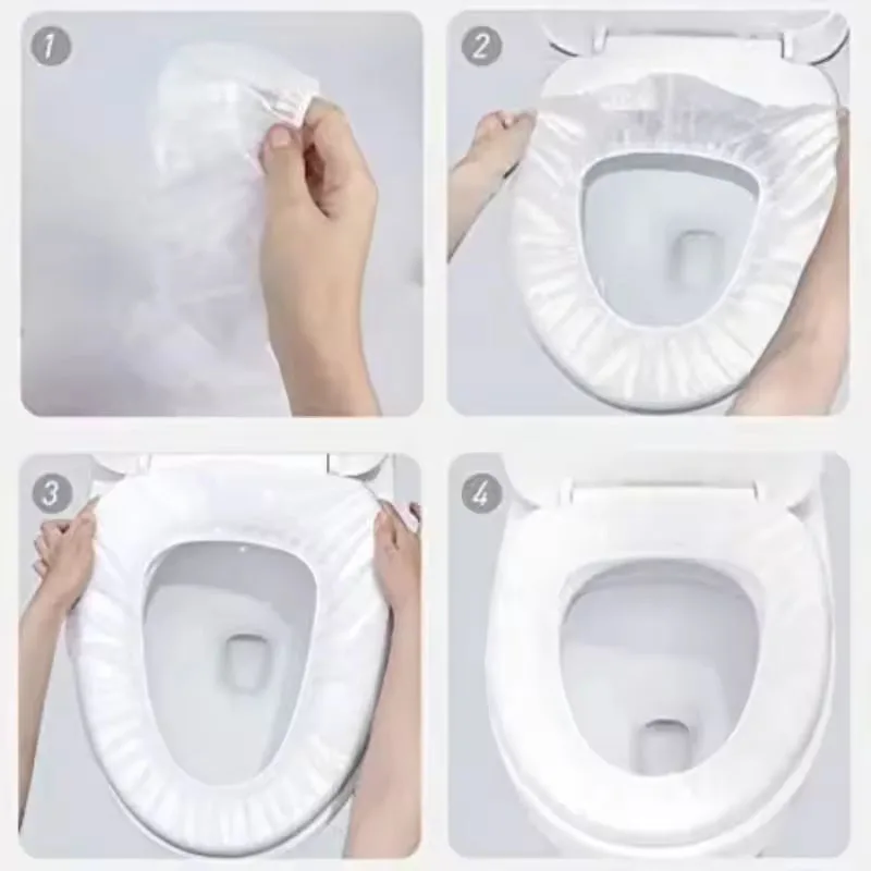 Gambar produk FMA Disposable Toilet Seat Covers for Travel Public Bathrooms 10PCS - FM-FF12