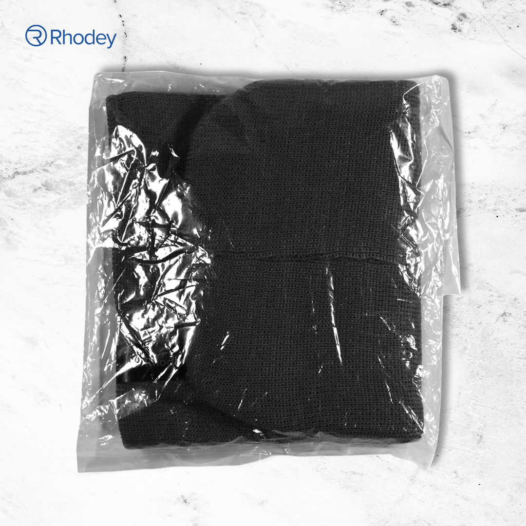 Gambar produk Rhodey Topi Kupluk Rajut Pria Wanita Poliester Beanie Hat Winter - EC002