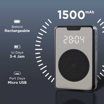Gambar produk Marway Speaker Pinggang Bluetooth Voice Amplifier LED Wired 8W - H3