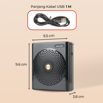 Gambar produk Burt-s Speaker Pinggang Bluetooth Voice Amplifier Wired 3W - S61
