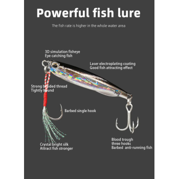 Gambar produk Atriptime Umpan Pancing Ikan Fishing Artificial Bait Night Light 15g - S1BF96