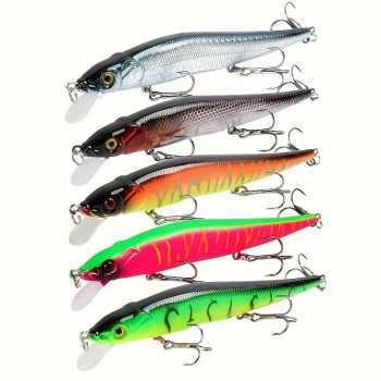 Gambar produk KAAP Umpan Pancing Ikan Carp Crankbait Minnow Lure 113mm A - A0152