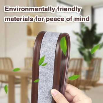 Gambar produk DTIAO Lis Pintu Penghalang Debu Serangga Under Door Seal Strip 93cm - DT4I
