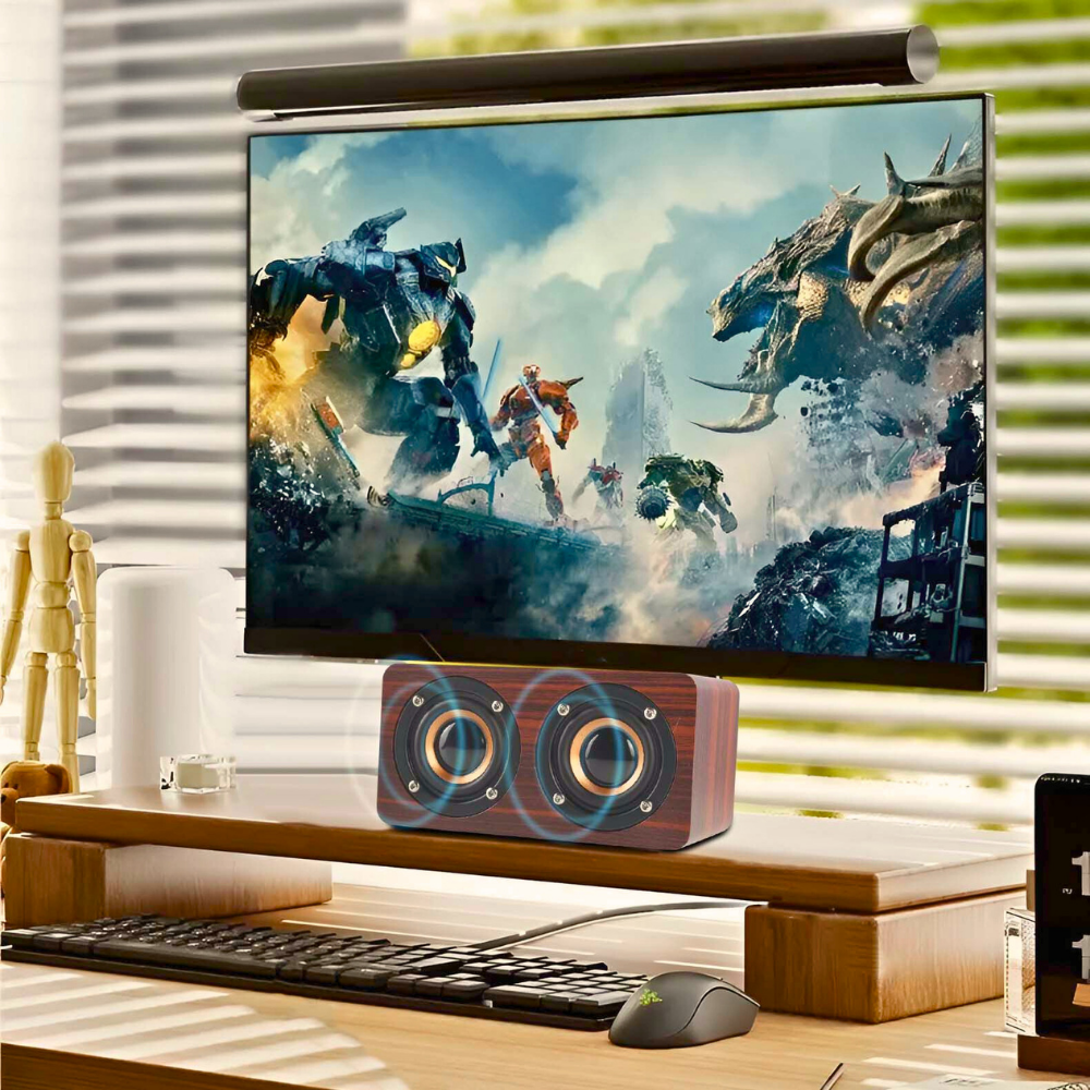 Gambar produk ANSUOFU Desktop Bluetooth Speaker Stereo Subwoofer - K5
