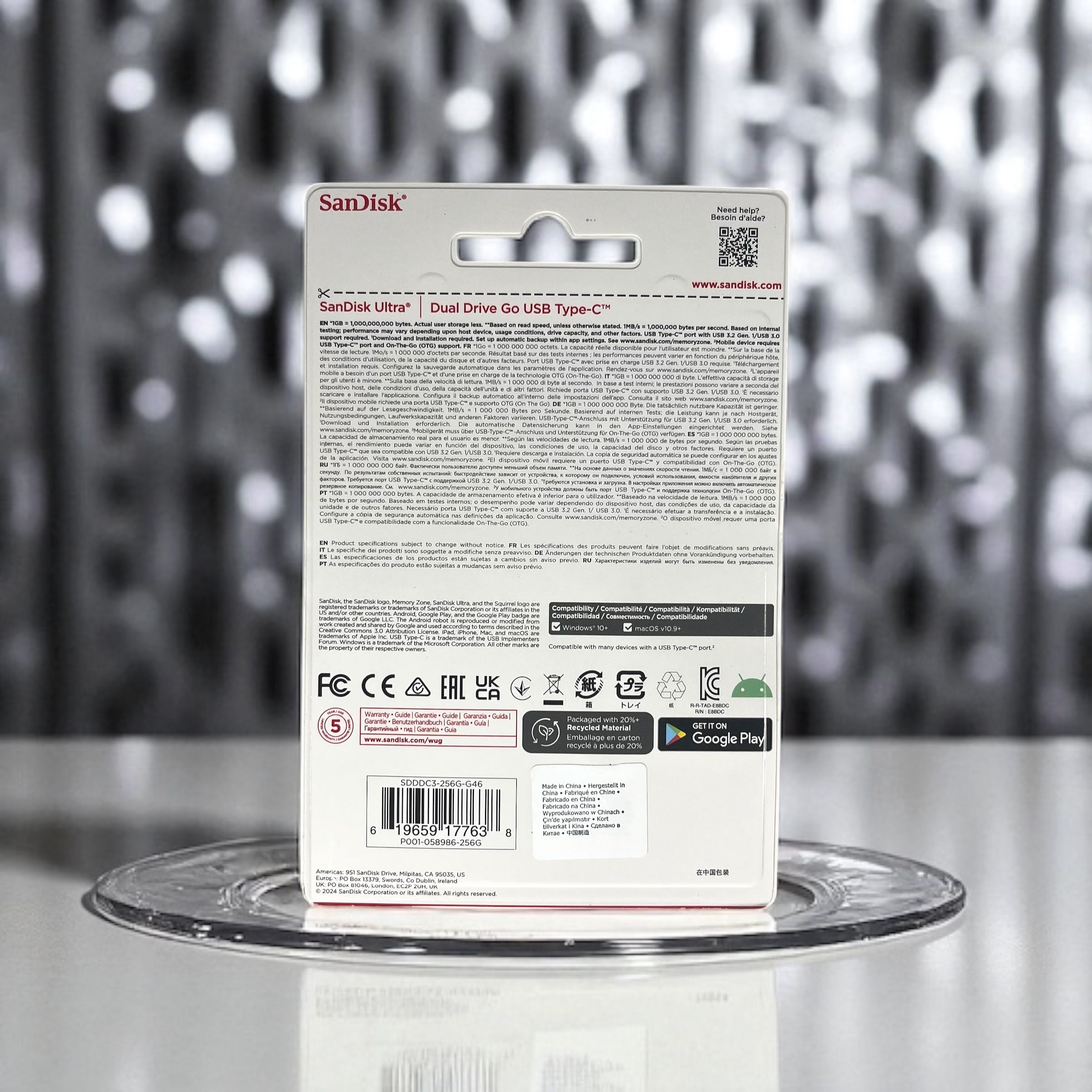 Gambar produk SanDisk Ultra Dual Drive Go USB Type C 256GB - SDDDC3