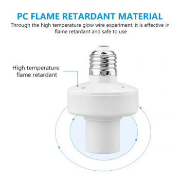 Gambar produk TSLEEN Fitting Lampu Wireless Remote Control E27 Timer Switch Lamp - TS803