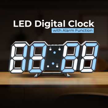 W&G Jam Meja LED Modern Digital Clock with Alarm Function - H211