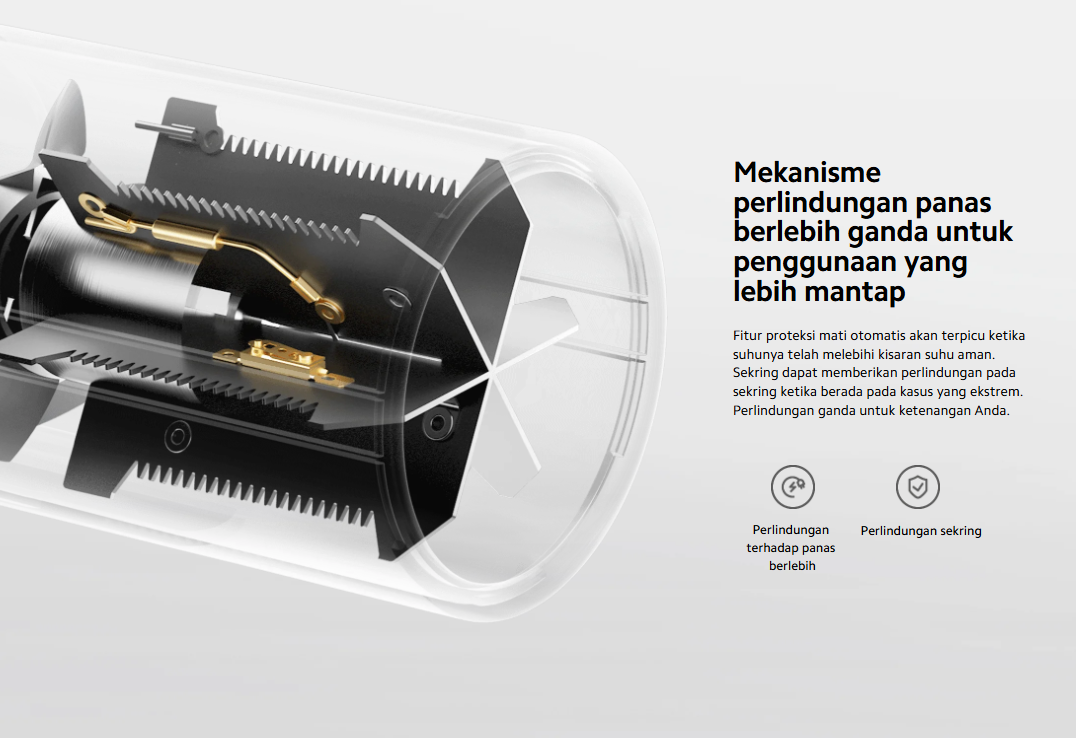 Gambar produk Xiaomi Pengering Rambut Compact Hair Dryer 1600W 20.000RPM - H101
