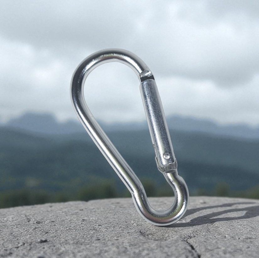 Gambar produk GYMTOP Carabiner Gantungan Kunci Barang Aluminium Snap Hook 5.9cm - 698