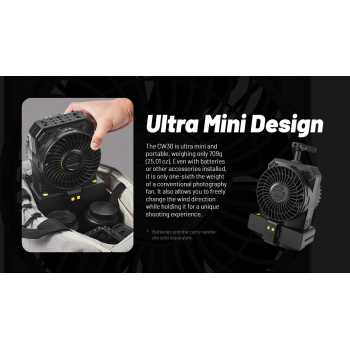 Gambar produk NITECORE Kipas Angin Portable CineWind Photography Fan 7900RPM - CW30