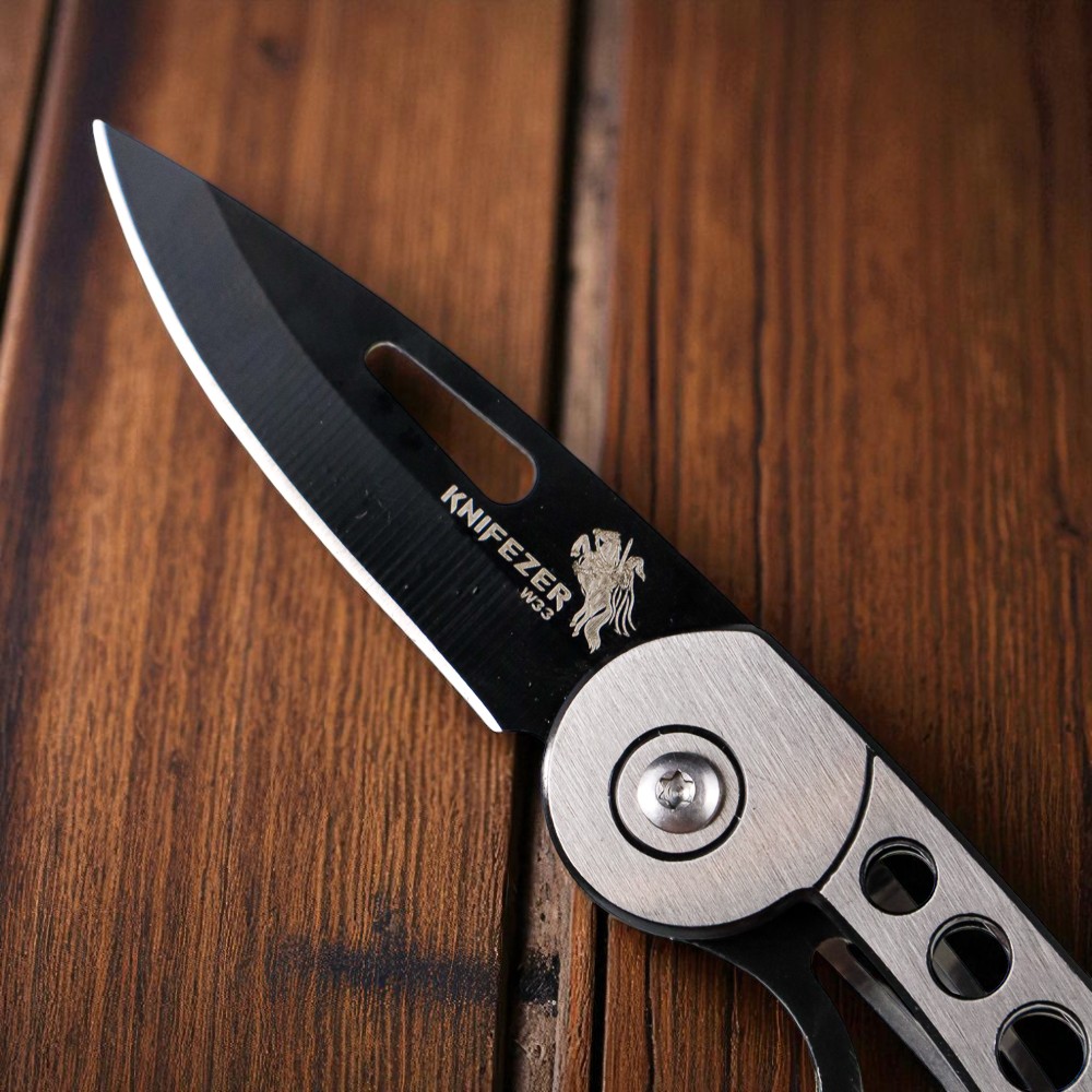 Gambar produk KNIFEZER Pisau Saku Lipat Mini Serbaguna Portable Knife - W33