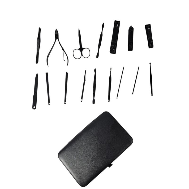 Gambar produk Biutte.co Set Perlengkapan Gunting Kuku Manicure Pedicure Nail Clipper 16 PCS - S0M020
