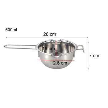 Gambar produk One Two Cups Panci Leleh Cokelat Melting Pot Boiler Chocolate 600ml - OF6